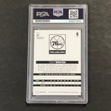 2013-14 NBA Hoops #37 Tony Wroten Signed Card AUTO PSA Slabbed 76ers