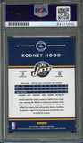 2015-16 Donruss Basketball #181 Rodney Hood Signed AUTO 10 PSA Slabbed Jazz
