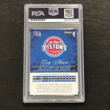 2012-13 Panini Prestige #102 Greg Monroe Signed Card AUTO PSA Slabbed Pistons