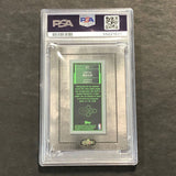 2003 Topps Rookie Matrix Mini Framed Mini #114 Chris Bosh Signed Card PSA 8 Raptors