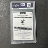 2016-17 Panini Hoops #69 Derrick Williams Signed Card PSA/DNA Slabbed Heat