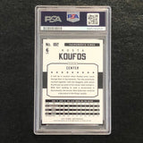 2015-16 NBA Hoops #182 Kosta Koufos signed Card Auto PSA Slabbed Kings