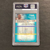 2000-01 Fleer Focus #124 Hersey Hawkins Signed Card PSA Slabbed Hornets