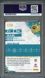 2010 Score Football #139 Zach Miller Signed Card AUTO PSA Slabbed