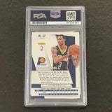 2014-15 Panini Prizm #43 George Hill Signed Card AUTO PSA/DNA Slabbed Pacers