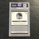 2014-15 NBA Hoops #257 David Lee Signed Card AUTO PSA Slabbed Warriors