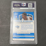 2012-13 Panini Basketball #221 Andrew Nicholson Signed Card AUTO PSA Slabbed Mag