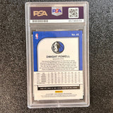 2019-20 Panini Hoops #45 Dwight Powell Card AUTO PSA Slabbed Mavericks