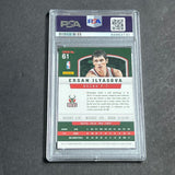 2012-13 Panini Basketball #61 Ersan Ilyasova Signed Card AUTO PSA Slabbed Bucks