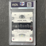 2008 Score #231 Michael Bush AUTO Signed Card PSA Slabbed Raiders
