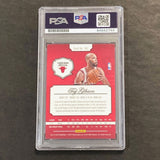 2012-13 Elite Basketball #163 Taj Gibson Signed Card AUTO PSA Slabbed Bulls