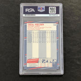 1988 Fleer #110 Cecil Fielder Signed Card Auto PSA Slabbed Jays