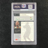 2006-07 Fleer Ultra #8 Al Jefferson Signed Card AUTO PSA Slabbed Celtics