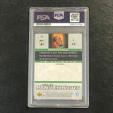 2003-04 Upper Deck Exclusives #22 Kendrick Perkins  Signed Card Auto PSA Slabbed Celtics