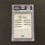 Daktronics Basketball John Henson Signed Card Auto PSA Slabbed Bucks