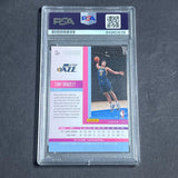 2017-18 Panini Status #117 Tony Bradley Signed Card AUTO PSA Slabbed RC Jazz