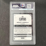2016-17 Panini Complete #72 Wesley Johnson Signed Card Autographed AUTO PSA Slab