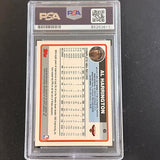 2006 Topps #6 Al Harrington Signed Card AUTO PSA Slabbed Hawks