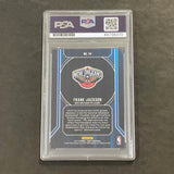 2017-18 NBA Hoops #14 Frank Jackson Signed Card AUTO PSA Slabbed RC Pelicans