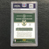 2015-16 Donruss Basketball #156 Michael Carter-WilliamsSigned Card Auto PSA Slabbed Bucks