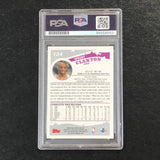 2005-06 Topps #124 SPEEDY CLAXTON Signed Card Auto PSA Slabbed Hornets