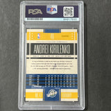 2009-10 Panini #49 Andrei Kirilenko Signed Card AUTO PSA Slabbed Jazz