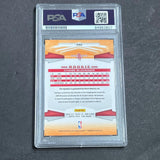 2008-09 Panini Prizm #392 Chase Budinger Signed Card AUTO PSA Slabbed Rockets