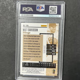 2014 Panini Classics #184 Matt Davidson Signed Card Auto PSA Slabbed White Sox