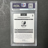 2016-17 NBA Hoops #83 Chandler Parsons Signed Card AUTO PSA/DNA Slabbed Memphis