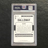 2015-16 NBA Hoops #4 Langston Galloway Signed Card AUTO PSA Slabbed Knicks