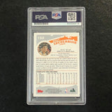 2005-06 Topps #158 Wally Szczerbiak  Signed Card Auto PSA Slabbed Timberwolves