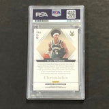 2017-18 Panini Chronicles #323 D.J. Wilson Signed Card AUTO PSA/DNA Slabbed Buck