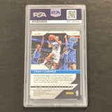 2018-19 Panini Prizm #139 Evan Fournier Signed Card AUTO PSA Slabbed Magic