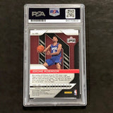 2018-19 Panini Prizm #194 JEROME ROBINSON Signed Card AUTO PSA Slabbed Clippers