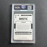 2015-16 NBA Hoops #106 Nikola Mirotic Signed Card AUTO PSA Slabbed Bulls