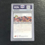 2008-09 Upper Deck First Edition #176 Jeff Green Signed Card AUTO PSA/DNA Slabbe