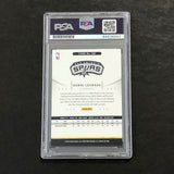 2012 PANINI HOOPS #236 KAWHI LEONARD SIGNED RC AUTO PSA Slabbed Spurs