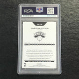 2018-19 NBA Hoops #58 Damyean Dotson Signed Card AUTO PSA Slabbed Knicks