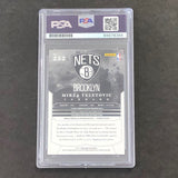 2012-13 Panini Brilliance #252 Mirza Teletovic Signed Card PSA Slabbed Nets