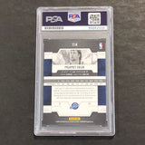 2009-10 Donruss Elite #114 Mehmet Okur Signed Card AUTO PSA Slabbed Jazz