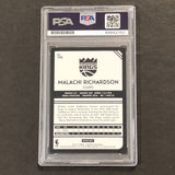 2016-17 Panini Complete #156 Malachi Richardson Signed Card Auto PSA Slabbed Kings