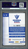 2016 Contenders Draft Picks #78 RJ HUNTER Signed Card AUTO PSA Slabbed Georgia S