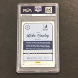 2016-17 Panini Donruss #30 Mike Conley signed Card Auto PSA Slabbed Grizzlies
