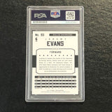 2015-16 NBA Hoops #93 Jeremy Evans Signed Card Auto PSA Slabbed Mavericks