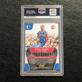 2016-17 Panini Threads #77 Reggie Jackson Signed Card Auto PSA Slabbed Pistons