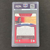 2007-08 Upper Deck NBA Rookie #30 Thaddeus Young Signed Card PSA Slabbed RC
