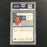 2009-10 Upper Deck Basketball #190 C.J. Miles Signed Card PSA Slabbed Jazz