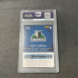 2012-13 Panini Prestige #115 Luke Ridnour Signed Card AUTO PSA Slabbed Timberwol