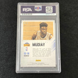 2015-16 NBA Hoops Faces of the Future #9 Emmanuel Mudiay Signed Rookie Card AUTO