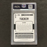 2015-16 NBA Hoops #256 P.J. Tucker Signed Card AUTO PSA Slabbed Suns